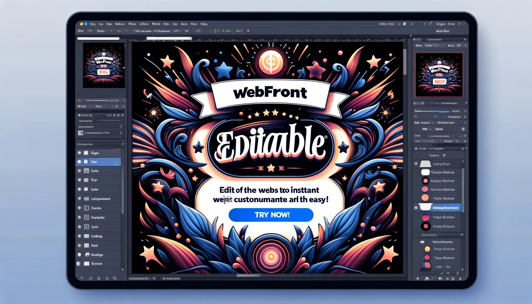 WebFront Editable - Leading front-page web-presence solution.